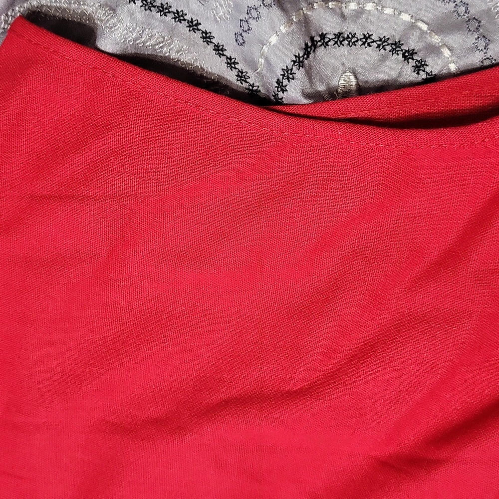 Express Red Women's Top L - Picture 5 of 8